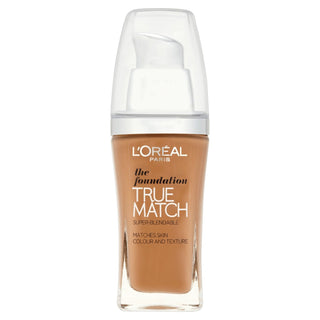 L'Oréal Paris, True Match, Base de maquillaje líquida, C7, Ambre Rose, FPS 17, 30 ml
