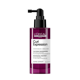 L'Oreal Professionnel Serie Expert Curl Expression Stemoxydine5% + Spray per il trattamento del cuoio capelluto con semi di ibisco per densità e vitalità 90 ml