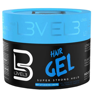 L3VEL3 Gel per capelli super forte 500 ml
