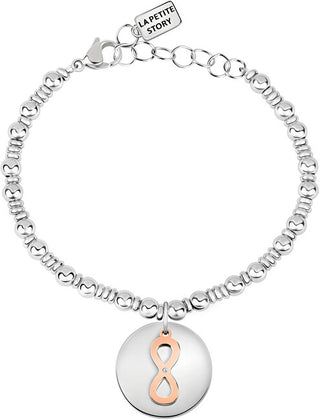La Petite Story Pulsera bicolor con infinito Lps05Apy08 