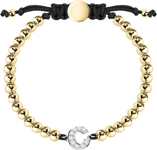 La Petite Story Pulsera bicolor con letra "C" Lps05Arr09 