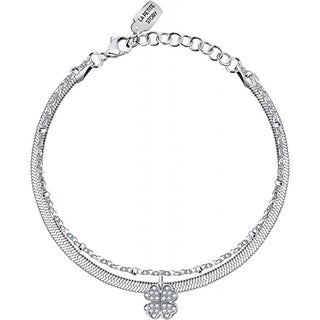 La Petite Story Bracciale Doppio In Acciaio Portafortuna Amicizia Lps05Arr87