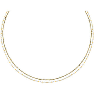 La Petite Story Collana Dell'Amicizia Placcata Oro Doppio Lps10Arr11