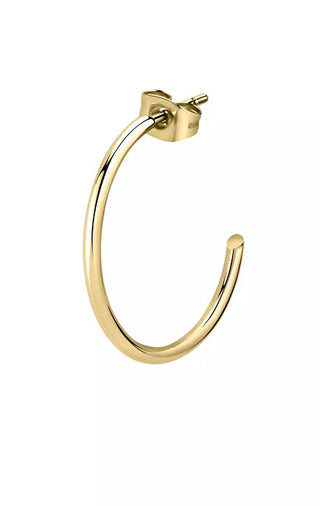 La Petite Story Eleganti Orecchini Singoli Placcati Oro Lps02Aqm10/11 - Diametro: 5 Cm