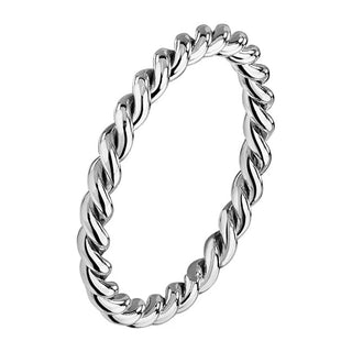 La Petite Story Minimalistischer vergoldeter Ring mit verflochtenem Design Ring Lps03Avv1301 - Umfang: 52 Mm 