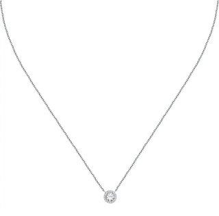 La Petite Story Elegante Collana In Argento Con Zirconi Argento Lps10Awv05