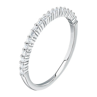 La Petite Story Elegante Anello In Argento Con Zirconi Argento Lps03Awv100 - Circuito: 56 Mm