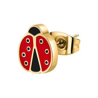 La Petite Story Magnifiques boucles d’oreilles simples plaquées or Coccinella Lps02Aqm59 