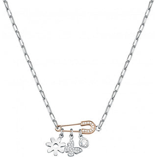 La Petite Story Collier moderne en acier avec pendentifs de l'amitié Lps10Ase01 