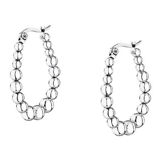 La Petite Story Orecchini Circolari Alla Moda In Acciaio Orecchini Lps01Ayq136