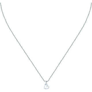 Delicate silver Collana con a clear heart Silver LPS10AWV31