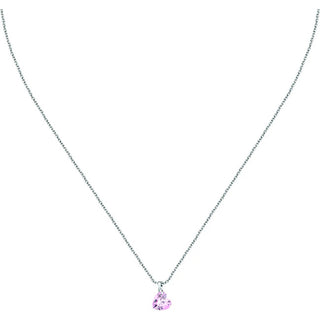 La Petite Story Delicata Collana In Argento Con Cuore Rosa Argento Lps10Awv33