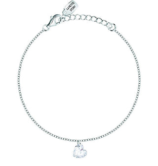 La Petite Story Delicato Bracciale In Argento Con Cuore Trasparente Argento Lps05Awv54