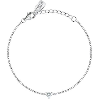 La Petite Story Delicato Bracciale In Argento Con Zircone Trasparente Argento Lps05Awv08