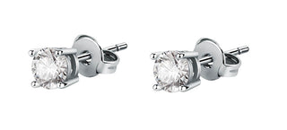 La Petite Story Boucles d’oreilles puces en acier avec cristal Lps01Ayq127 