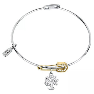 La Petite Story Bracciale In Acciaio Massiccio Con Pendenti Family Lps05Asf10