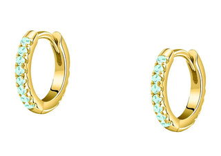 La Petite Story Anelli Placcati Oro Con Zirconi Azzurri Argento Lps01Awv35