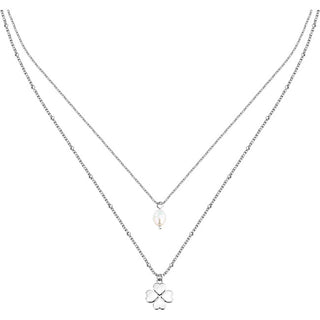 La Petite Story Collana Da Donna Placcata Oro Con Quadrifoglio Friendship Lps10Arr108
