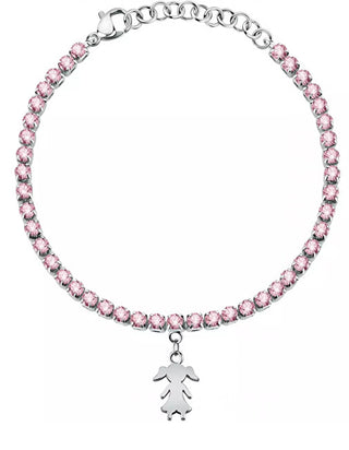 La Petite Story Bellissimo Bracciale Con Ciondolo Little Girl Family Lps05Asf35