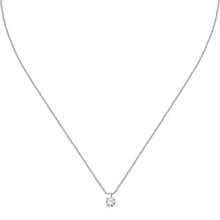 Silver Collana con clear zircon Silver LPS10AWV08