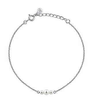 La Petite Story Bracciale In Argento Con Perle Artificiali Argento Lps05Awv88