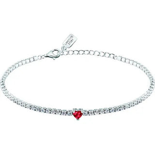 La petite story Silver heart tennis Bracciale LPS05AWV53