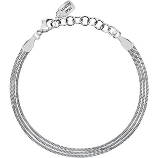 La Petite Story Bracciale Triplo In Acciaio Per Donna Amicizia Lps05Arr125
