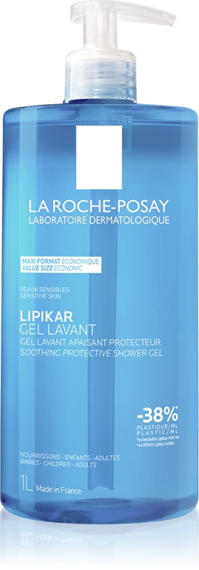 La Roche-Posay Lipikar Gel Doccia Lavante Lenitivo Protettivo Pelli Sensibili 1L
