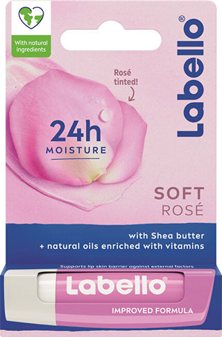 Labello Soft Rosé Caring Lip Balm 4.8 g