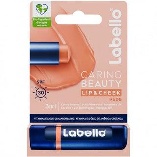 Labello Labello Caring Beauty 3In1 Spf30 Vitamina E & Olio Di Mandorla Bio Nude