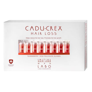 Labo, Cadu-Crex Initial Phase, Anti Hair Loss, Serum Treatment Vials, Scalp Treatment, For Men, 20pcs, 3.5ml