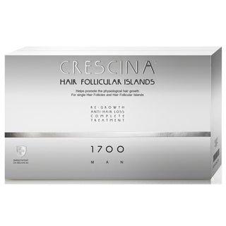 Labo Crescina Follicular Islands 1700 For growth stimulation Vials Treatment Serum For Scalp For Men 10 +10 pieces