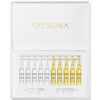 Labo suisse Crescina, Transdermic HFSC 500, Per la stimolazione della crescita, Siero trattamento in fiale, Per cuoio capelluto, Per donna, 10 + 10 pz, 3,5 ml
