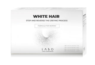 Labo, Stop & Reverse The Greying Process White Hair Treatment Serum Ampoules Scalp Treatment for Women 20pcs 3.5ml