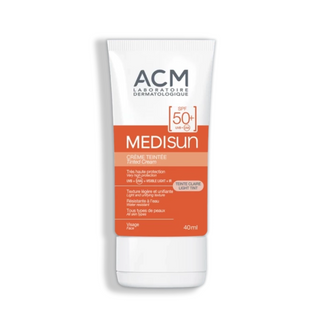 Laboratoire ACM Medisun , Protezione Solare, Crema Idratante Colorata, Leggera, SPF 50+, 40 ml
