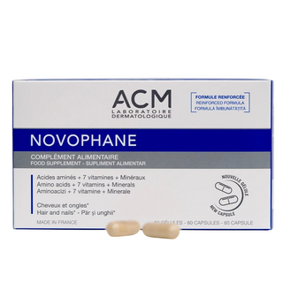 Laboratoire acm Novophane, rinforzante per capelli e unghie, capsule, 60 pz