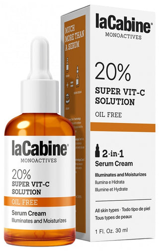 La Cabine Monoactives 20 Supervit C Solution 30ml — Siero viso