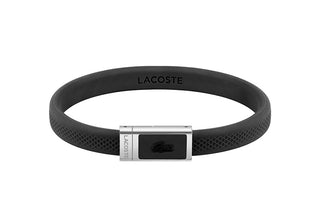 Lacoste Braccialetto In Silicone Nero 2040114