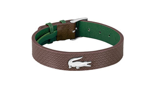 Lacoste Modern leather Bracciale with logo 2040388