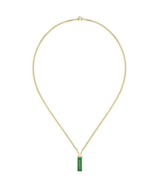 Lacoste Collana Moderna In Acciaio Placcato Oro 2040325