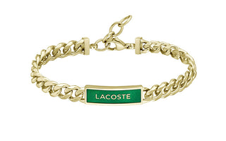 Lacoste Bracciale Moderno In Acciaio Placcato Oro 2040323