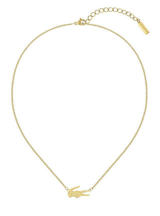 Lacoste Collana Placcata Oro Alla Moda Per Donna Coccodrillo 2040044