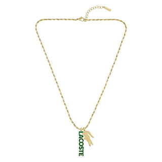 Lacoste Collana Alla Moda In Acciaio Placcato Oro Umpire 2040488