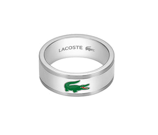 Lacoste Steel Anello da uomo Arthor 2040495 - Circuit: 64 mm