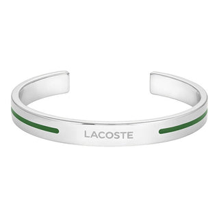 Lacoste Bracciale In Acciaio Massiccio Aperto Adventurer 2040526