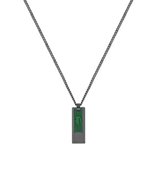 Lacoste Collana In Acciaio Da Uomo Set&Match 2040096