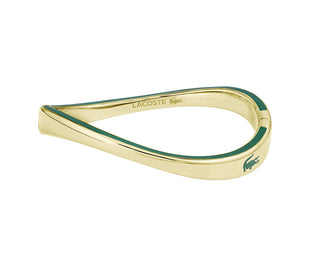 Lacoste Bracciale Moderno In Acciaio Placcato Oro Massiccio Glori 2040543