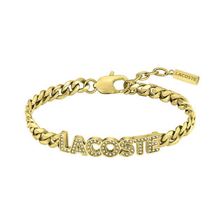 Lacoste Gold-plated women´s steel Bracciale Script 2040063