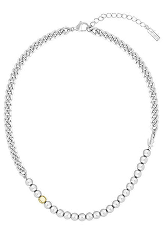 Lacoste Elegante Collana In Acciaio Orbe 2040335