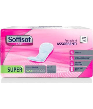 Soffisof Lady Super Dry - Assorbenti 15 Pz